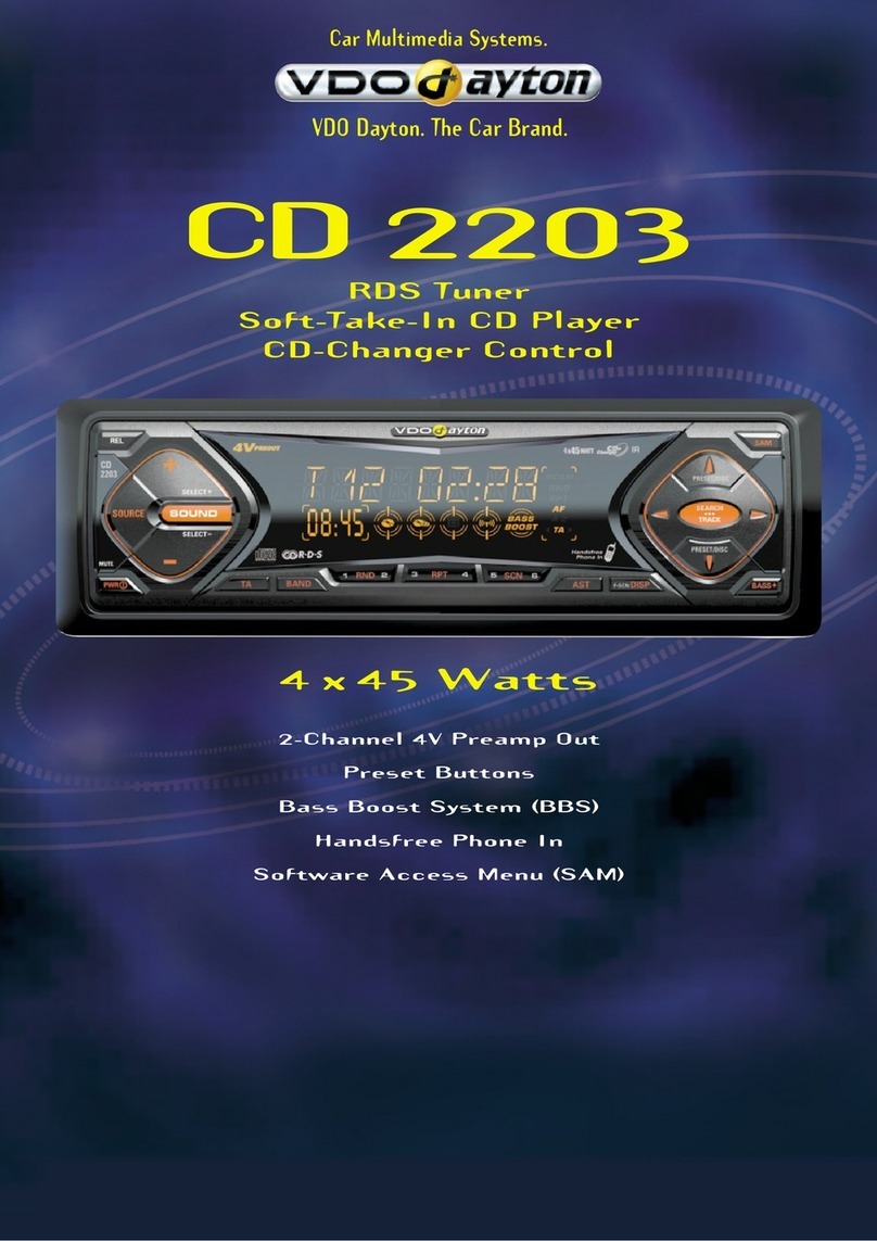 VDO CD 2203 - User manual
