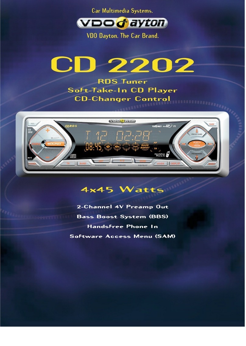 VDO CD 2202 - User manual