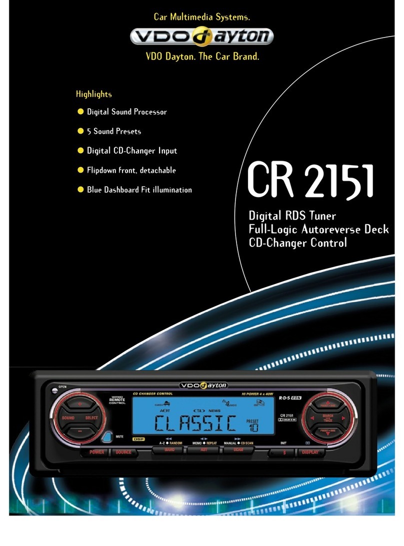 VDO CR 2151 datasheet