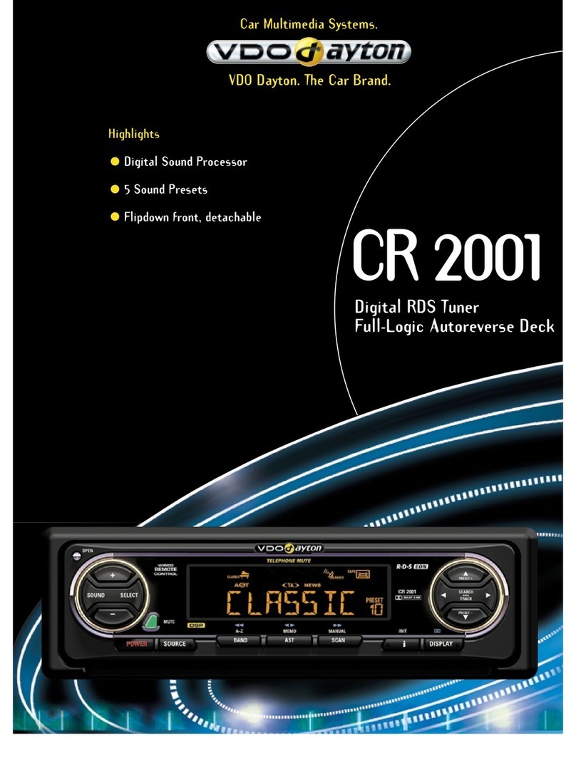 VDO CR 2001 datasheet