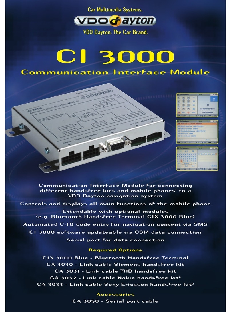 VDO CI 3000 datasheet