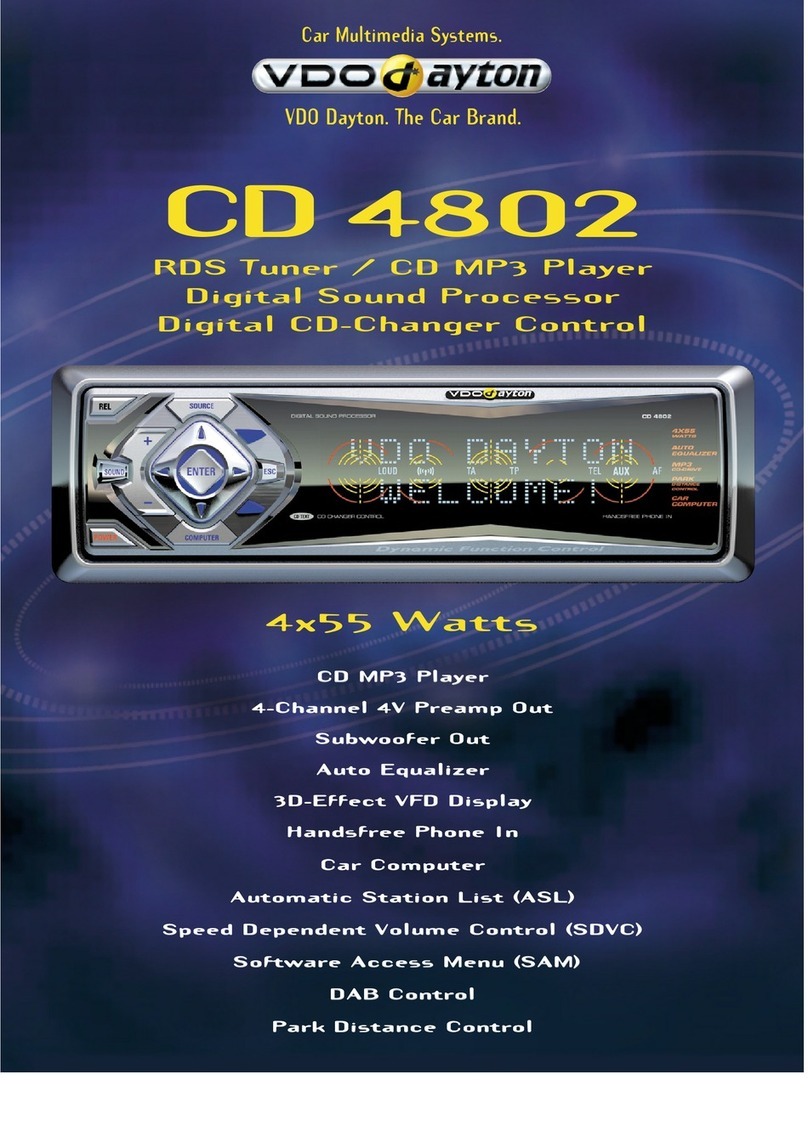 VDO CD 4802 User manual