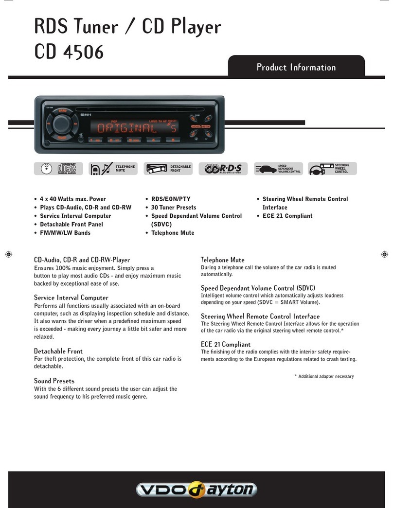 VDO CD 4506 - Other