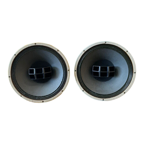 Altec 604E DUPLEX SPEAKER User manual