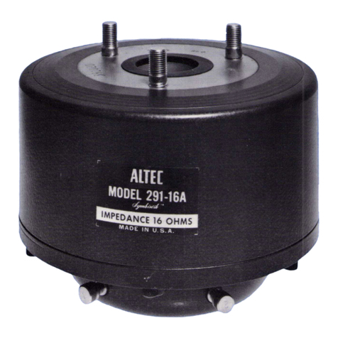 Altec 291-16A HF DRIVER User manual