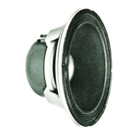 Altec 417-8H LF SPEAKER manual