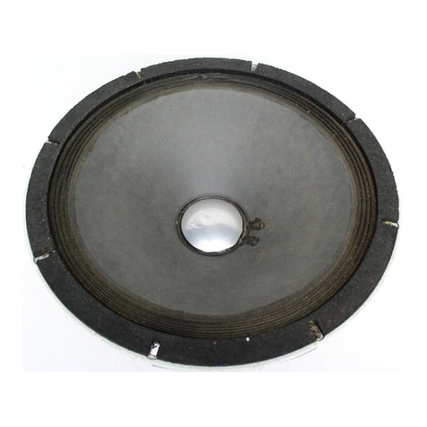 Altec Lansing 421-8LF LF SPEAKER manual