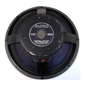 Altec 411-8A LF SPEAKER User manual