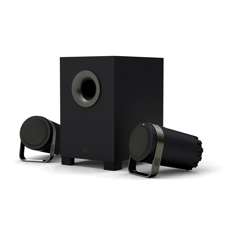 Altec Lansing BX1221 installation guide