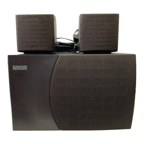 Altec Lansing ACS45.1 User manual Altec Lansing ACS45.1 User manual