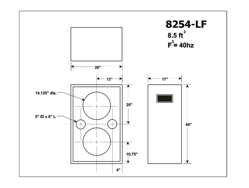 Altec Lansing 8254-LF LF SPEAKER SYSTEM User manual