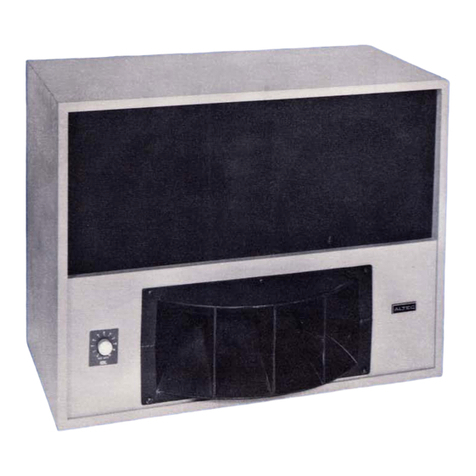 Altec Lansing 9844A SPEAKER SYSTEM manual