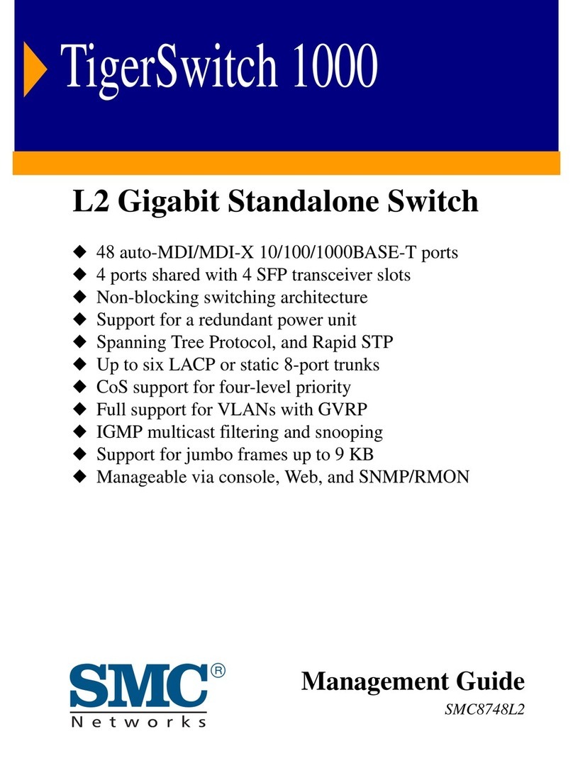 SMC Networks 8748L2 FICHE Management guide SMC Networks 8748L2 FICHE Management guide