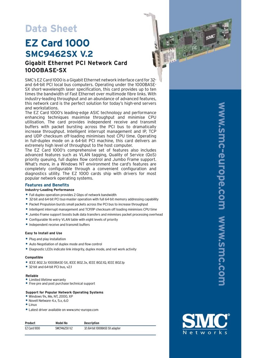 SMC Networks 9462SX - FICHE TECHNIQUE User manual