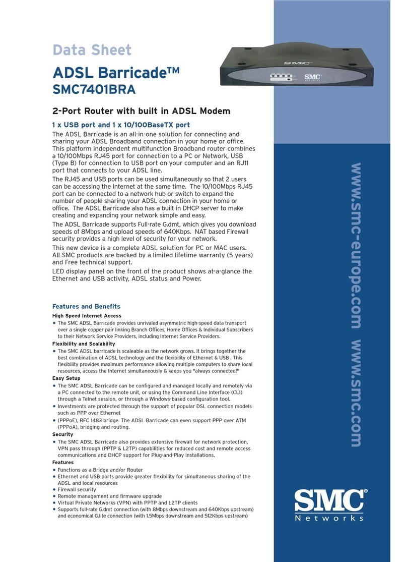 SMC Networks Barricade SMC7401BRA User manual