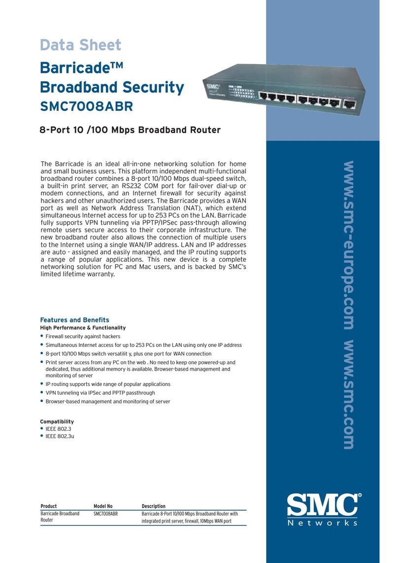 SMC Networks Barricade SMC7008ABR datasheet