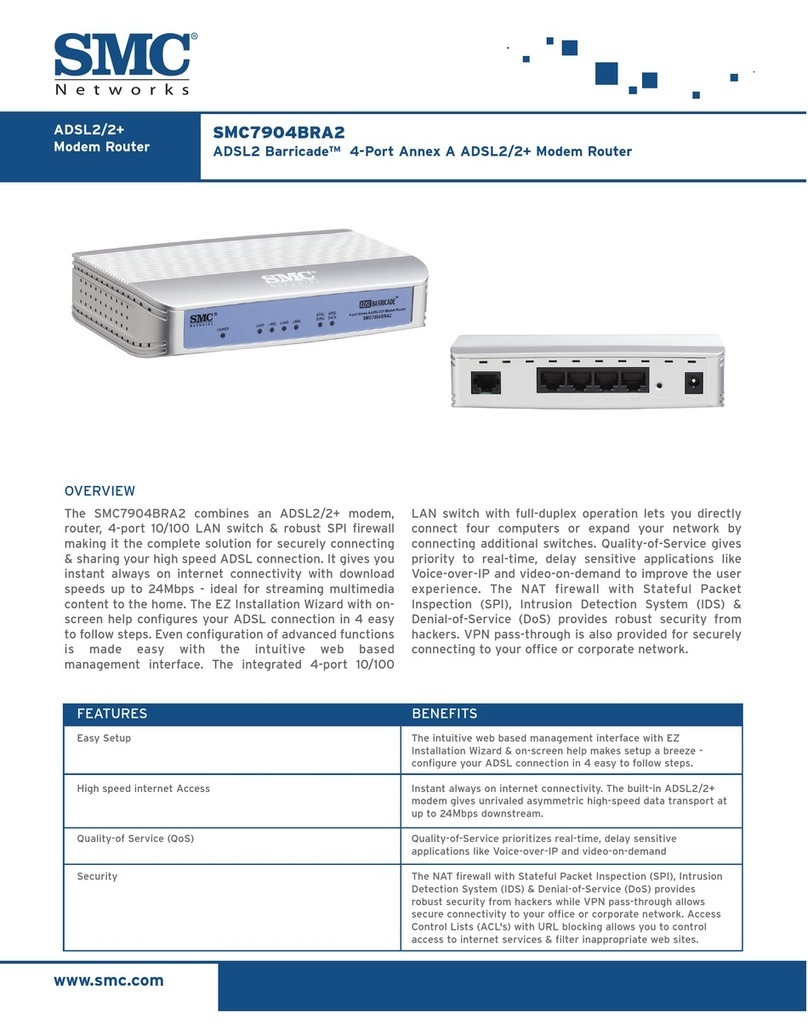 SMC Networks Barricade SMC7904BRA2 User manual