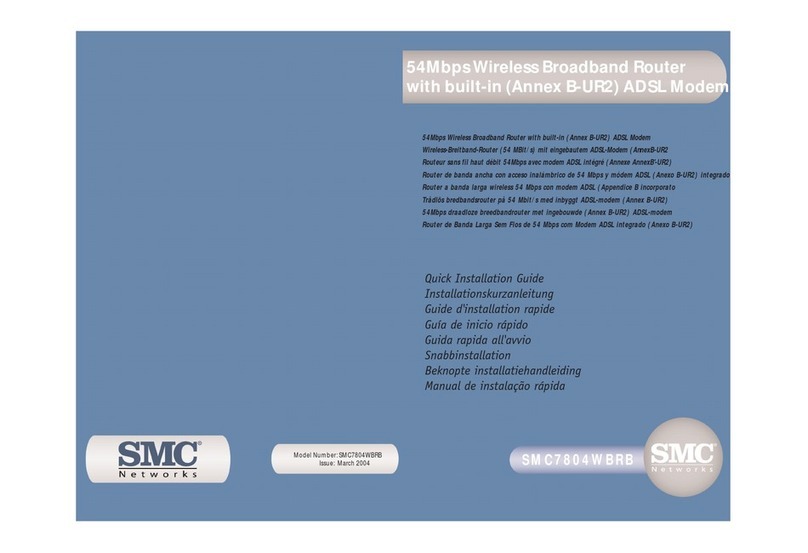 SMC Networks 7804WBRB - annexe 1 Quick installation guide