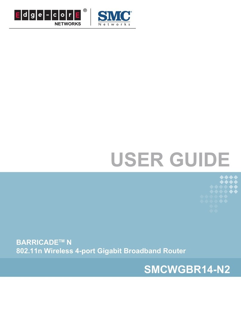SMC Networks BARRICADETM SMCWGBR14-N2 User manual