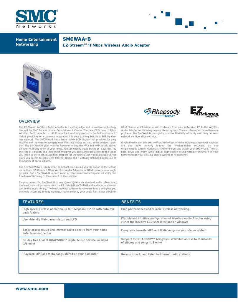 SMC Networks SMCWAA-B Specifications
