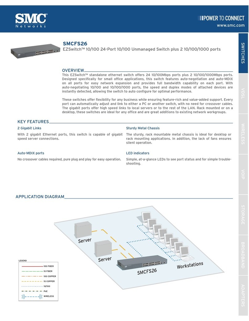 SMC Networks EZ Switch SMCFS26 Specifications SMC Networks EZ Switch SMCFS26 Specifications