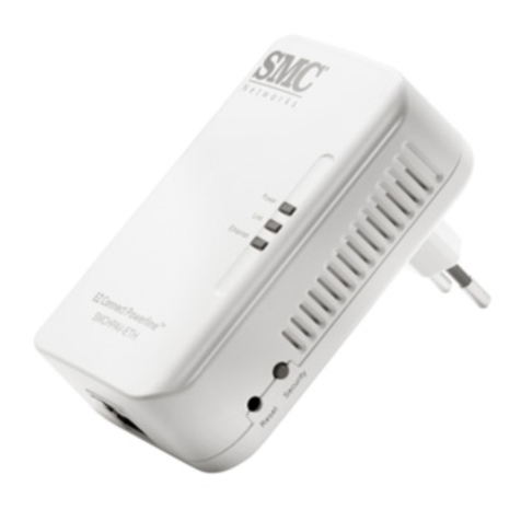 SMC Networks EZ Connect Powerline SMCHPAV-ETH User manual SMC Networks EZ Connect Powerline SMCHPAV-ETH User manual