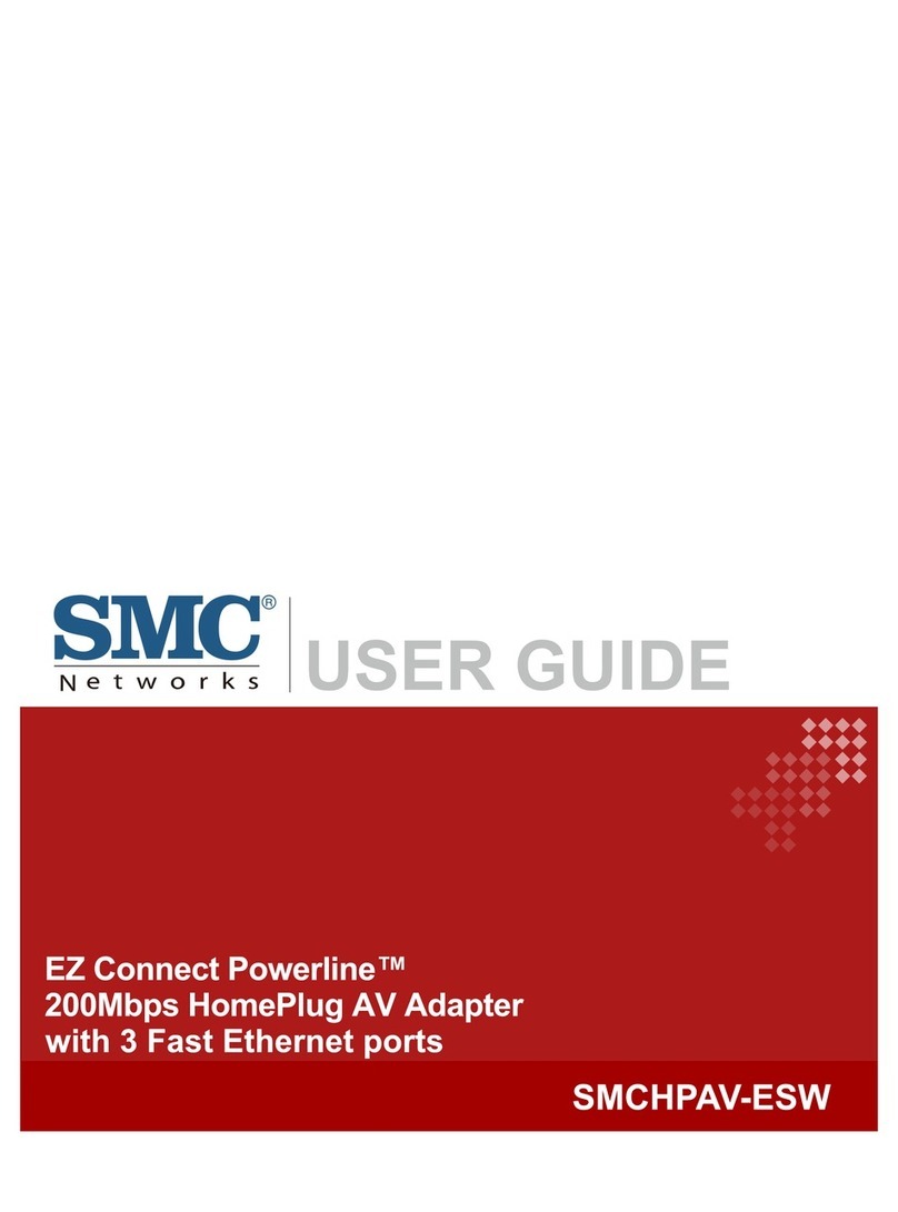 SMC Networks HPAV-ESW User manual SMC Networks HPAV-ESW User manual