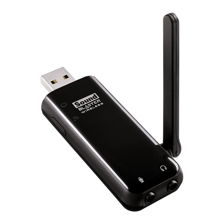 Creative BLASTER TRANSMITTER User manual
