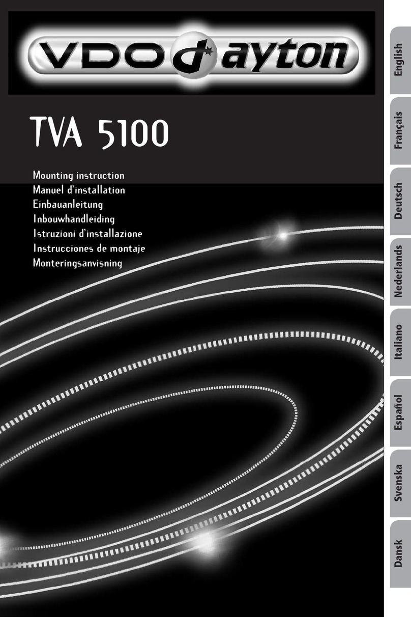 VDO TVA 5100 manual