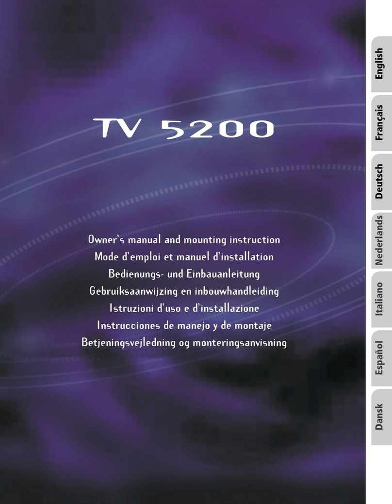 VDO TV 5200 owner's manual