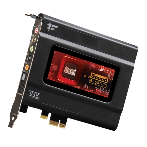 Creative SOUND BLASTER RECON3D FATAL1TY CHAMPION - User manual
