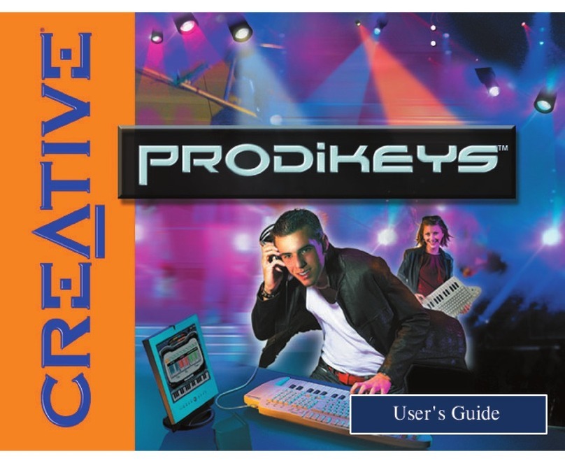 Creative PRODIKEYS DM - LABS manual