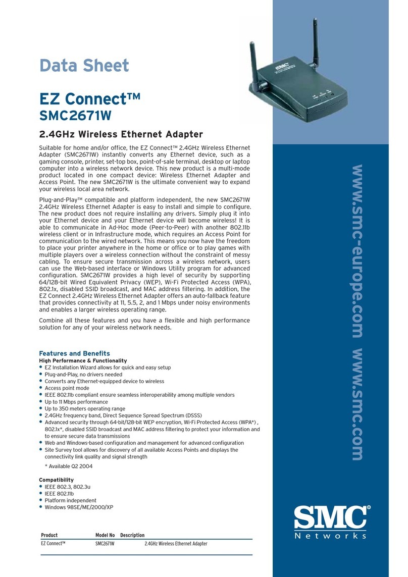 SMC Networks EZ Connect SMC2671W User manual