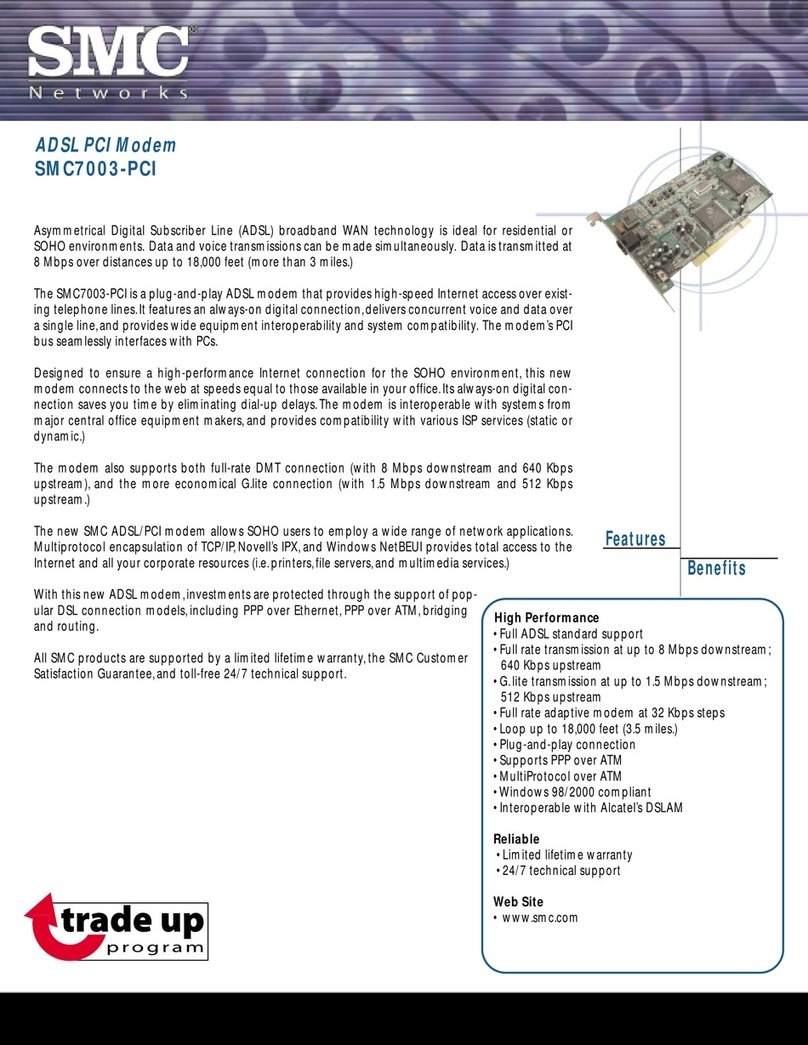 SMC Networks SMC7003-PCI User manual