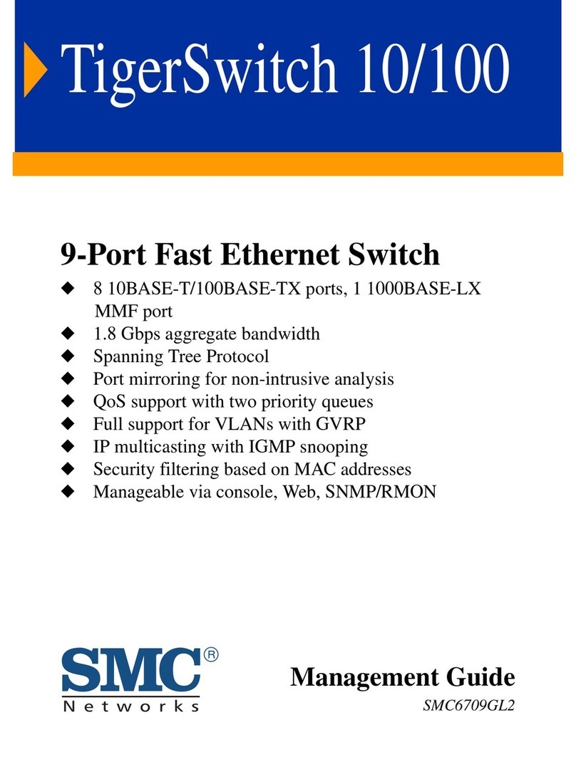 SMC Networks 6709GL2 INT Programming manual SMC Networks 6709GL2 INT Programming manual