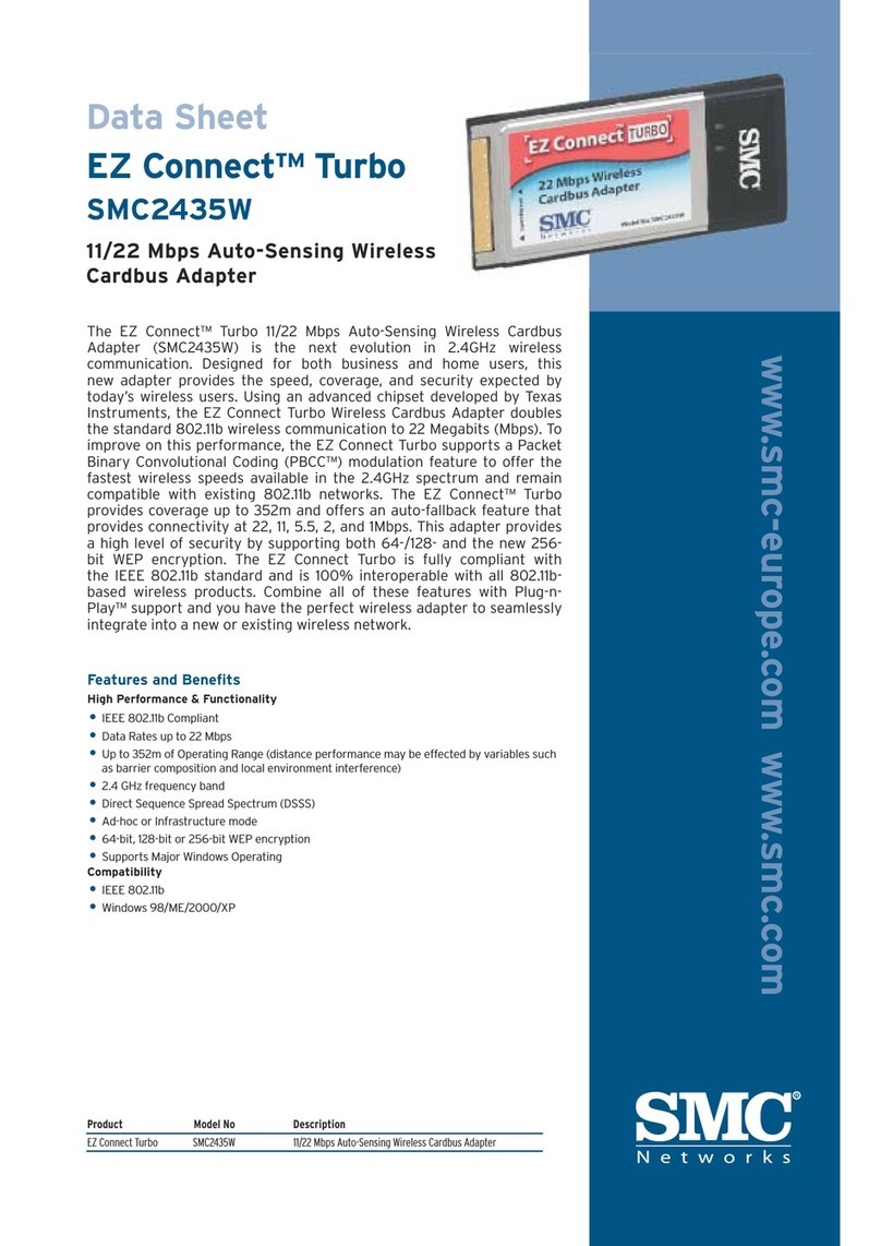 SMC Networks EZ Connect SMC2435W datasheet