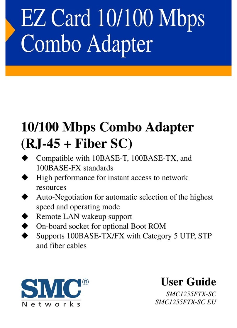 SMC Networks -GT1255FTX-SC User manual