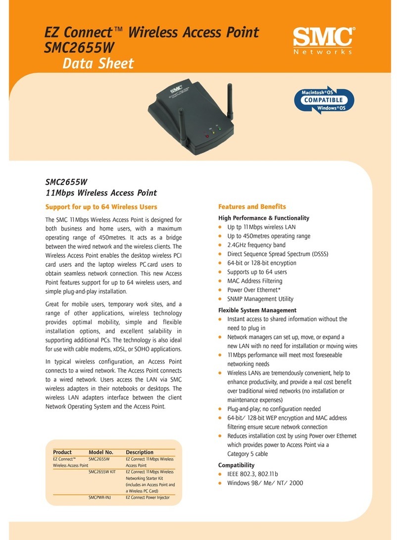 SMC Networks 2655W FICHE User manual