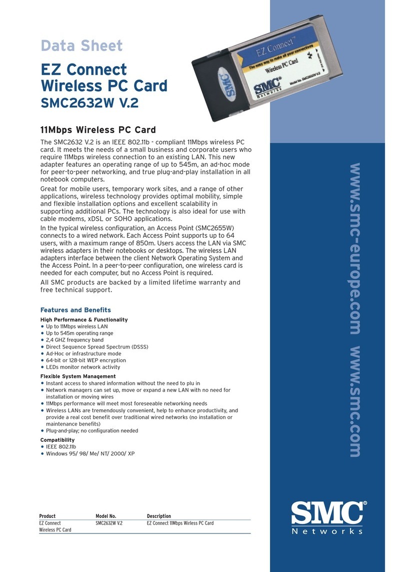 SMC Networks EZ Connect SMC2632W Specifications