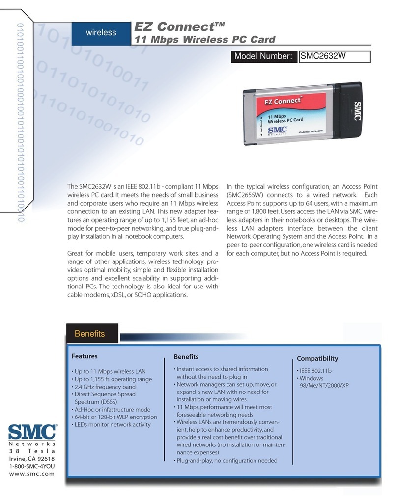 SMC Networks EZ Connect SMC2632W manual