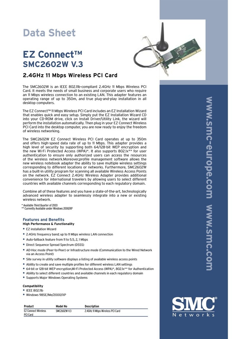 SMC Networks EZ Connect SMC2602W User manual