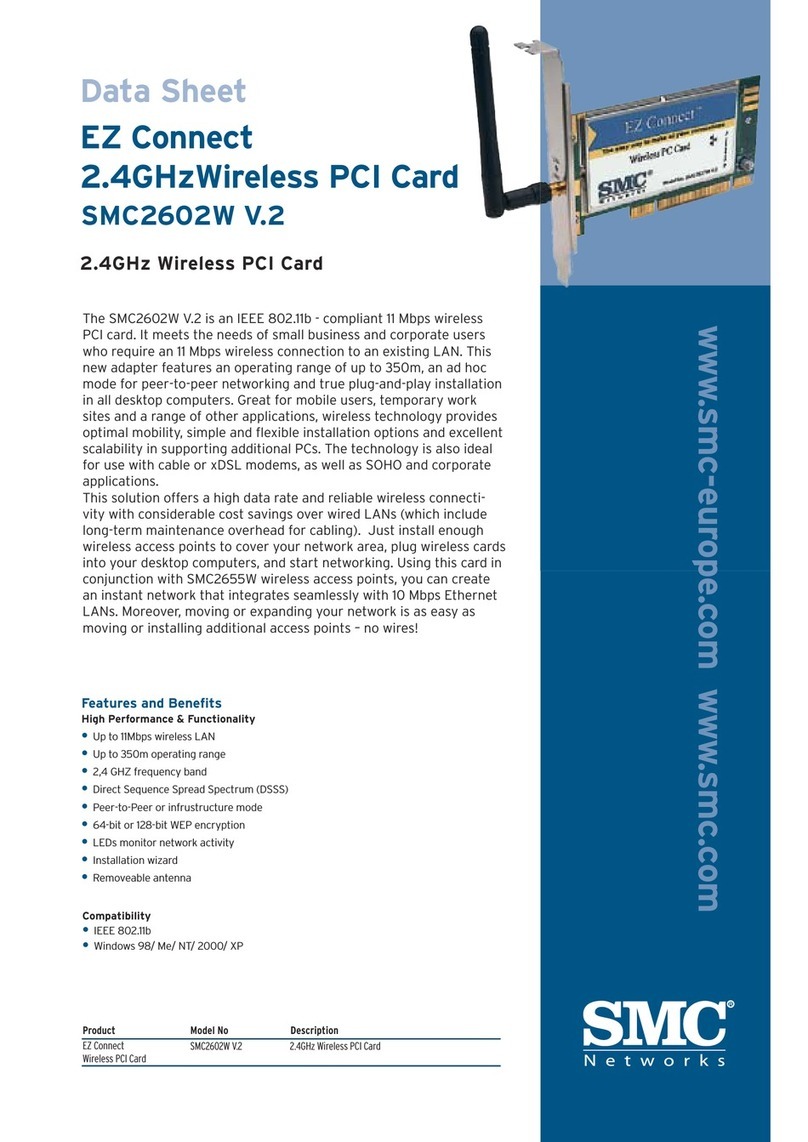 SMC Networks EZ Connect SMC2602W datasheet