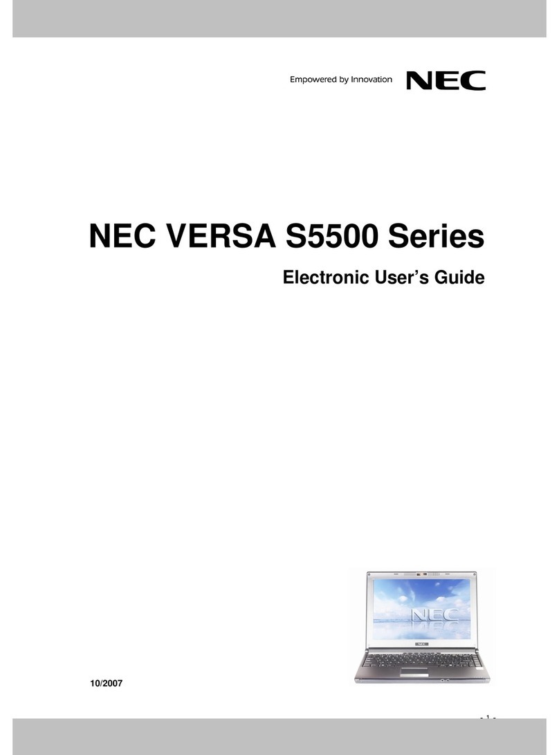 NEC VERSA S5500 Series user guide