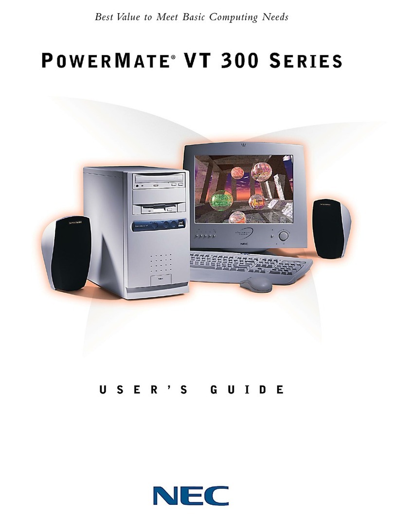 NEC POWERMATE VT 300 RELEASE NOTES User manual
