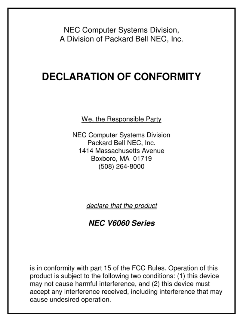 NEC VERSA 6060 WINDOWS 98 - UPGRADE INFORMATION user guide NEC VERSA 6060 WINDOWS 98 - UPGRADE INFORMATION user guide