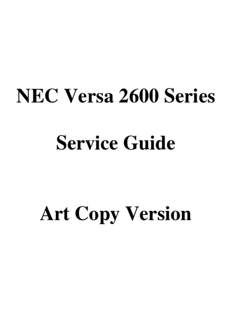 NEC 2600 User manual