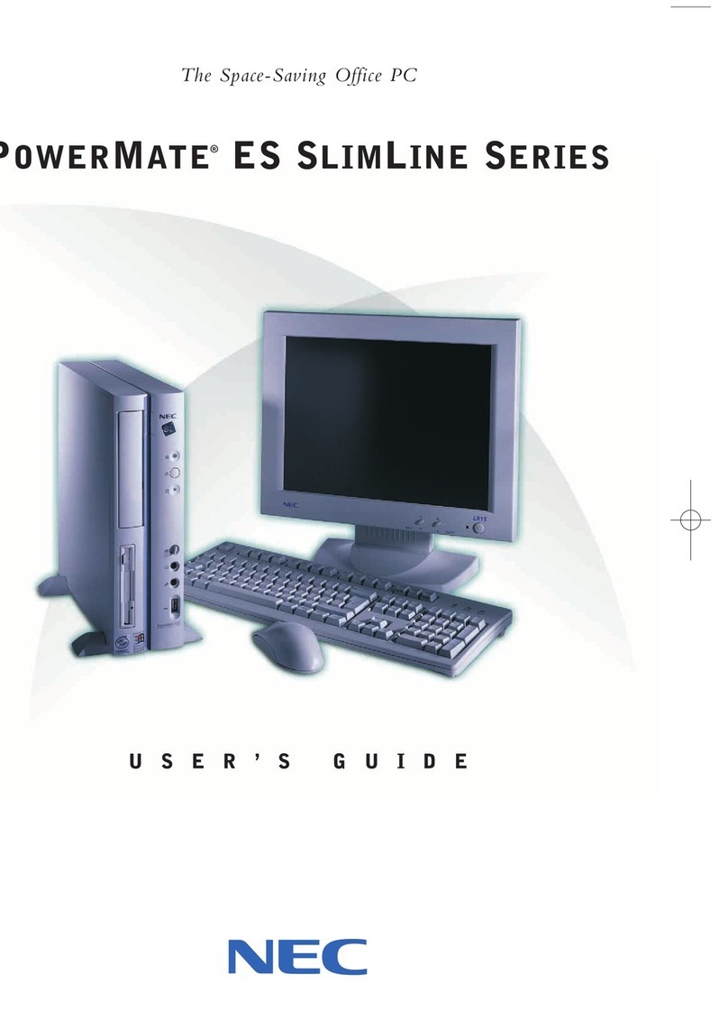 NEC PowerMate ES SlimLine Series User manual