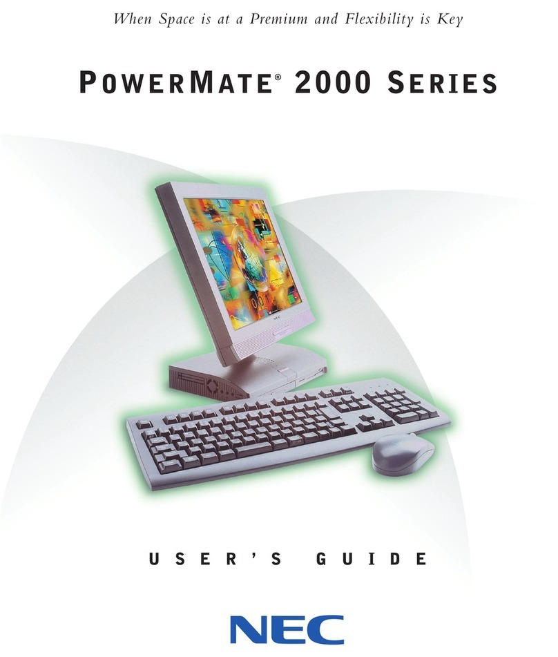 NEC POWERMATE 2000 - 08-1999 manual
