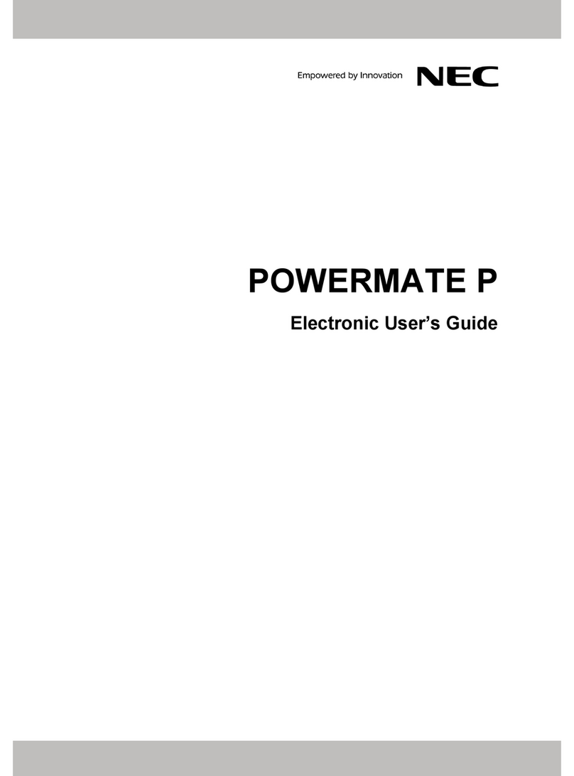 NEC POWERMATE P manual