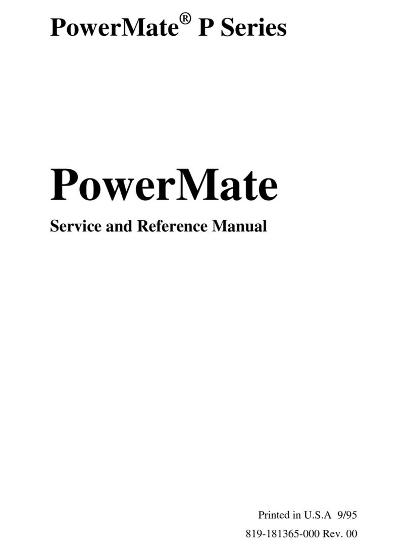 NEC POWERMATE P - SERVICE MANUAL 1995 Service and reference manual